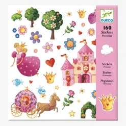 160 Stickers Princesse Marguerite DJECO Multicolore - Djeco
