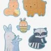 5 Puzzles évolutifs 6 à 12 Pièces En Carton Les Amis De La Forêt Beige - Vertbaudet