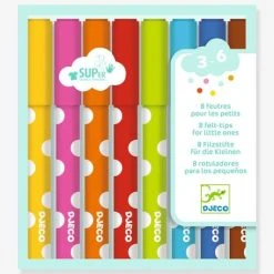 8 Feutres Pour Les Petits DJECO Multicolore - Djeco