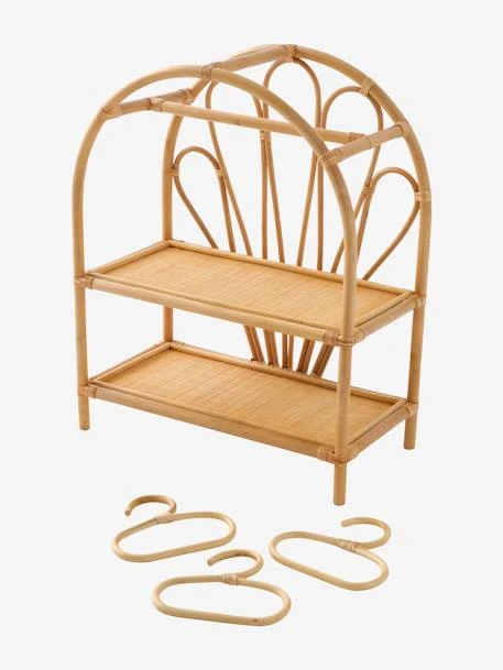 Armoire Poupon En Rotin Beige - Vertbaudet 2 Armoire Poupon En Rotin Beige - Vertbaudet – Image 2