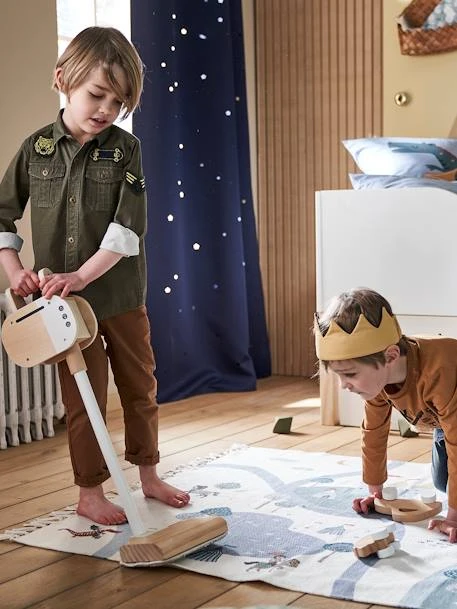 Aspirateur Balai En Bois FSC® Blanc - Vertbaudet 2 Aspirateur Balai En Bois FSC® Blanc - Vertbaudet – Image 2