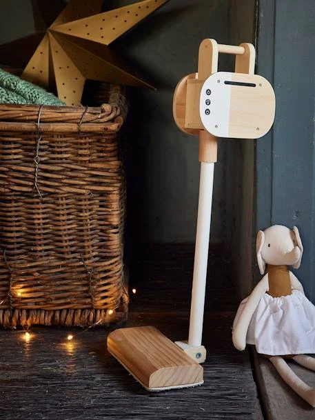 Aspirateur Balai En Bois FSC® Blanc - Vertbaudet 3 Aspirateur Balai En Bois FSC® Blanc - Vertbaudet – Image 3