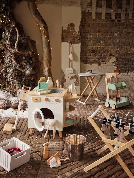 Aspirateur Balai En Bois FSC® Blanc - Vertbaudet 5 Aspirateur Balai En Bois FSC® Blanc - Vertbaudet – Image 5