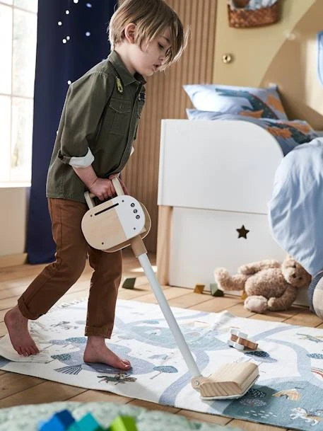 Aspirateur Balai En Bois FSC® Blanc - Vertbaudet 1 Aspirateur Balai En Bois FSC® Blanc - Vertbaudet