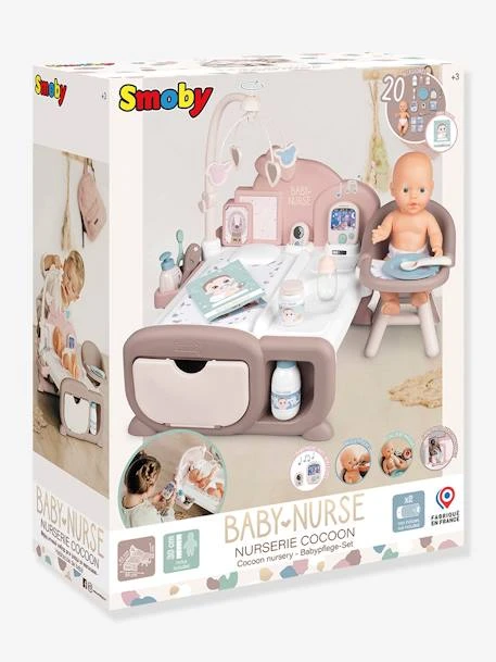 Baby Nurse Nursery Cocoon - SMOBY Multicolore - Smoby 5 Baby Nurse Nursery Cocoon - SMOBY Multicolore - Smoby – Image 5