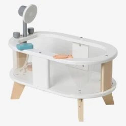 Baignoire Poupon Plexi/bois FSC® Blanc - Vertbaudet -vertbaudet shop baignoire poupon plexibois fsc 4