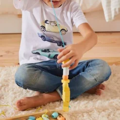 Baril De Grosses Perles En Bois FSC® Rose - Vertbaudet -vertbaudet shop baril de grosses perles en bois fsc 3