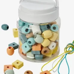 Baril De Grosses Perles En Bois FSC® Rose - Vertbaudet -vertbaudet shop baril de grosses perles en bois fsc 4