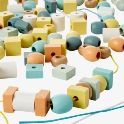 Baril De Grosses Perles En Bois FSC® Rose - Vertbaudet -vertbaudet shop baril de grosses perles en bois fsc 5