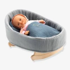 Berceau à Bascule Blue Dream - DJECO Bleu - Djeco -vertbaudet shop berceau a bascule blue dream djeco 2