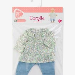 Blouse Et Pantalon - COROLLE Bleu Jean - Corolle -vertbaudet shop blouse et pantalon corolle 2