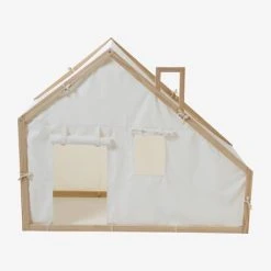 Cabane En Tissu Et Bois FSC® Multicolore - Vertbaudet