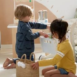 Cabas De Course En Herbier Beige - Vertbaudet -vertbaudet shop cabas de course en herbier 2