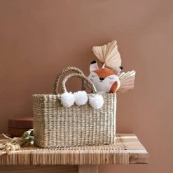 Cabas De Course En Herbier Beige - Vertbaudet -vertbaudet shop cabas de course en herbier 3