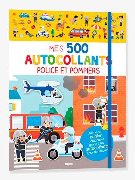 Cahier D'activités Mes Premiers Autocollants - Mes 500 Autocollants Police Et Pompiers AUZOU Jaune - Auzou 1 Cahier D'activités Mes Premiers Autocollants - Mes 500 Autocollants Police Et Pompiers AUZOU Jaune - Auzou