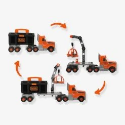 Camion De Bricolage Black+Decker SMOBY Orange/noir/gris - Smoby -vertbaudet shop camion de bricolage blackdecker smoby 3