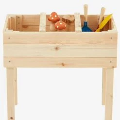 Carré Potager En Bois Beige - Vertbaudet -vertbaudet shop carre potager en bois 3