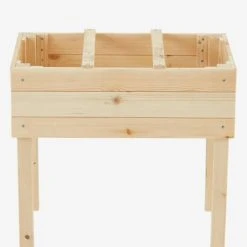 Carré Potager En Bois Beige - Vertbaudet -vertbaudet shop carre potager en bois 4
