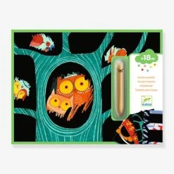 Cartes à Gratter Animaux à Découvrir DJECO Vert - Djeco