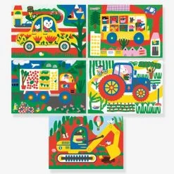 Cartes à Gratter Véhicules à Découvrir DJECO Bleu - Djeco 7 Cartes à Gratter Véhicules à Découvrir DJECO Bleu - Djeco -vertbaudet shop cartes a gratter vehicules a decouvrir djeco 2