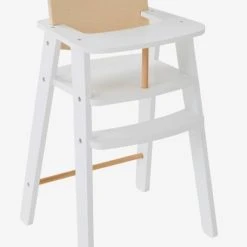 Chaise Haute Poupon En Bois FSC® Blanc - Vertbaudet -vertbaudet shop chaise haute poupon en bois fsc 4