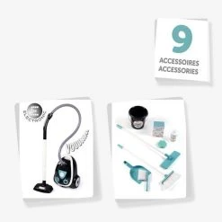 Chariot De Ménage Avec Aspirateur - SMOBY Bleu - Smoby -vertbaudet shop chariot de menage avec aspirateur smoby 2