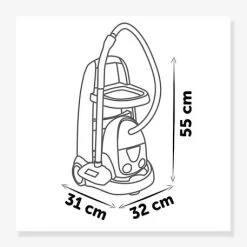 Chariot De Ménage Avec Aspirateur - SMOBY Bleu - Smoby -vertbaudet shop chariot de menage avec aspirateur smoby 3