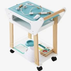 Chariot De Vétérinaire En Bois FSC® Blanc - Vertbaudet -vertbaudet shop chariot de veterinaire en bois fsc 3