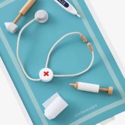 Chariot De Vétérinaire En Bois FSC® Blanc - Vertbaudet -vertbaudet shop chariot de veterinaire en bois fsc 5