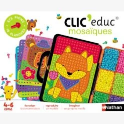 Clic Educ Mosaïques NATHAN Blanc - Nathan