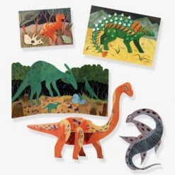 Coffret Le Monde Des Dinosaures DJECO Vert - Djeco -vertbaudet shop coffret le monde des dinosaures djeco 4