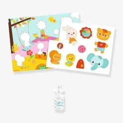 Collage Pour Les Tout Petits Ma Journée DJECO Bleu - Djeco -vertbaudet shop collage pour les tout petits ma journee djeco 2