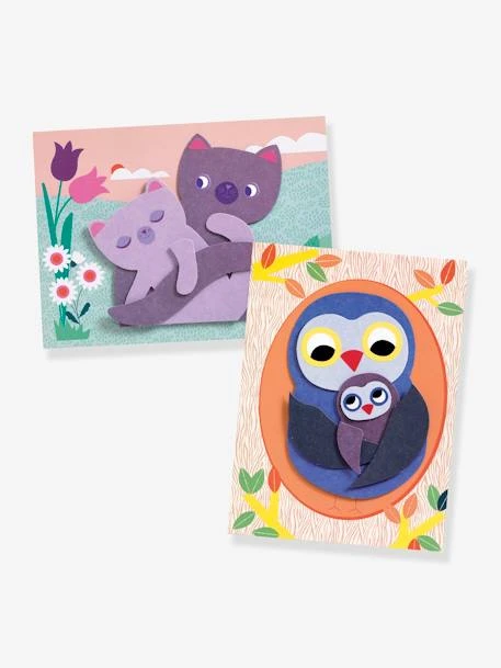 Collages Les Câlins DJECO Bleu - Djeco 2 Collages Les Câlins DJECO Bleu - Djeco – Image 2