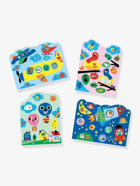 Coloriage à L'eau Caché Dans Le Ciel DJECO Bleu - Djeco 2 Coloriage à L'eau Caché Dans Le Ciel DJECO Bleu - Djeco – Image 2