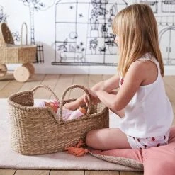 Couffin En Herbier Pour Poupon Blanc - Vertbaudet -vertbaudet shop couffin en herbier pour poupon 3