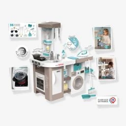 Cuisine Tefal Clean - SMOBY Blanc - Smoby 8 Cuisine Tefal Clean - SMOBY Blanc - Smoby -vertbaudet shop cuisine tefal clean smoby 2