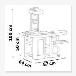 Cuisine Tefal Clean - SMOBY Blanc - Smoby 10 Cuisine Tefal Clean - SMOBY Blanc - Smoby -vertbaudet shop cuisine tefal clean smoby 4