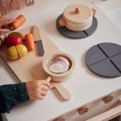 Cuisinette équipée Avec Rideau - En Bois FSC® Multicolore - Vertbaudet -vertbaudet shop cuisinette equipee avec rideau en bois fsc 2