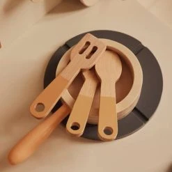 Cuisinette équipée Avec Rideau - En Bois FSC® Multicolore - Vertbaudet -vertbaudet shop cuisinette equipee avec rideau en bois fsc 4