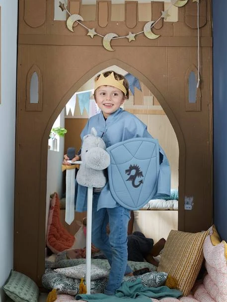 Déguisement Bouclier + épée Chevalier Bleu - Vertbaudet 2 Déguisement Bouclier + épée Chevalier Bleu - Vertbaudet – Image 2