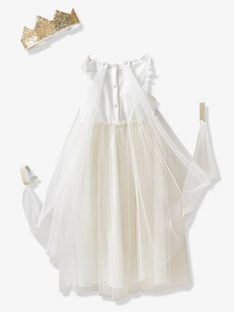 Déguisement De Princesse Avec Voile Et Couronne Rose - Vertbaudet 6 Déguisement De Princesse Avec Voile Et Couronne Rose - Vertbaudet – Image 6