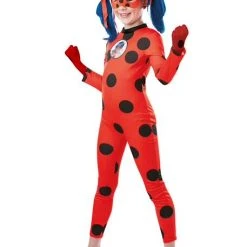 Déguisement Tikki Ladybug + Gants - Miraculous - 5/6 Ans - RUBIE'S Rouge - Rubie's