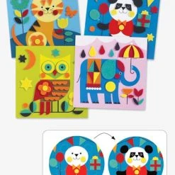 Feutrines «Douces Créatures» DJECO Multicolore - Djeco -vertbaudet shop feutrines douces creatures djeco 1