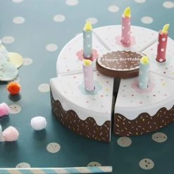 Gâteau D'anniversaire En Bois FSC® Multicolore - Vertbaudet -vertbaudet shop gateau danniversaire en bois fsc 3