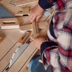 Grand établi De Bricolage En Bois FSC® Et Métal Bleu - Vertbaudet -vertbaudet shop grand etabli de bricolage en bois fsc et metal 2