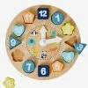 Horloge D'apprentissage En Bois FSC® Multicolore - Vertbaudet