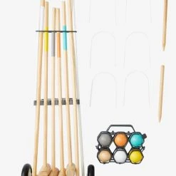 Jeu De Croquet Enfant En Bois FSC® Multicolore - Vertbaudet -vertbaudet shop jeu de croquet enfant en bois fsc 2