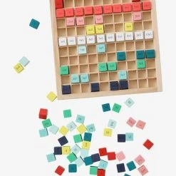 Jeu Des Tables De Multiplication En Bois FSC® Multicolore - Vertbaudet