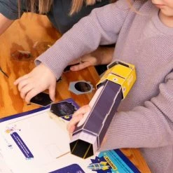 Kit Collector La Lune - 3/7 Ans PANDACRAFT Bleu - Pandacraft -vertbaudet shop kit collector la lune 37 ans pandacraft 2