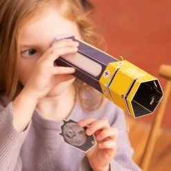 Kit Collector La Lune - 3/7 Ans PANDACRAFT Bleu - Pandacraft -vertbaudet shop kit collector la lune 37 ans pandacraft 4